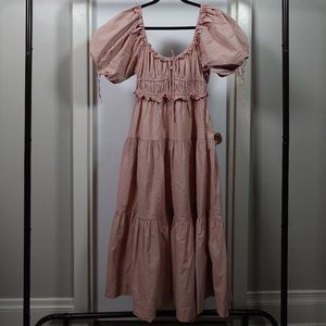 En Saison rose midi dress size S